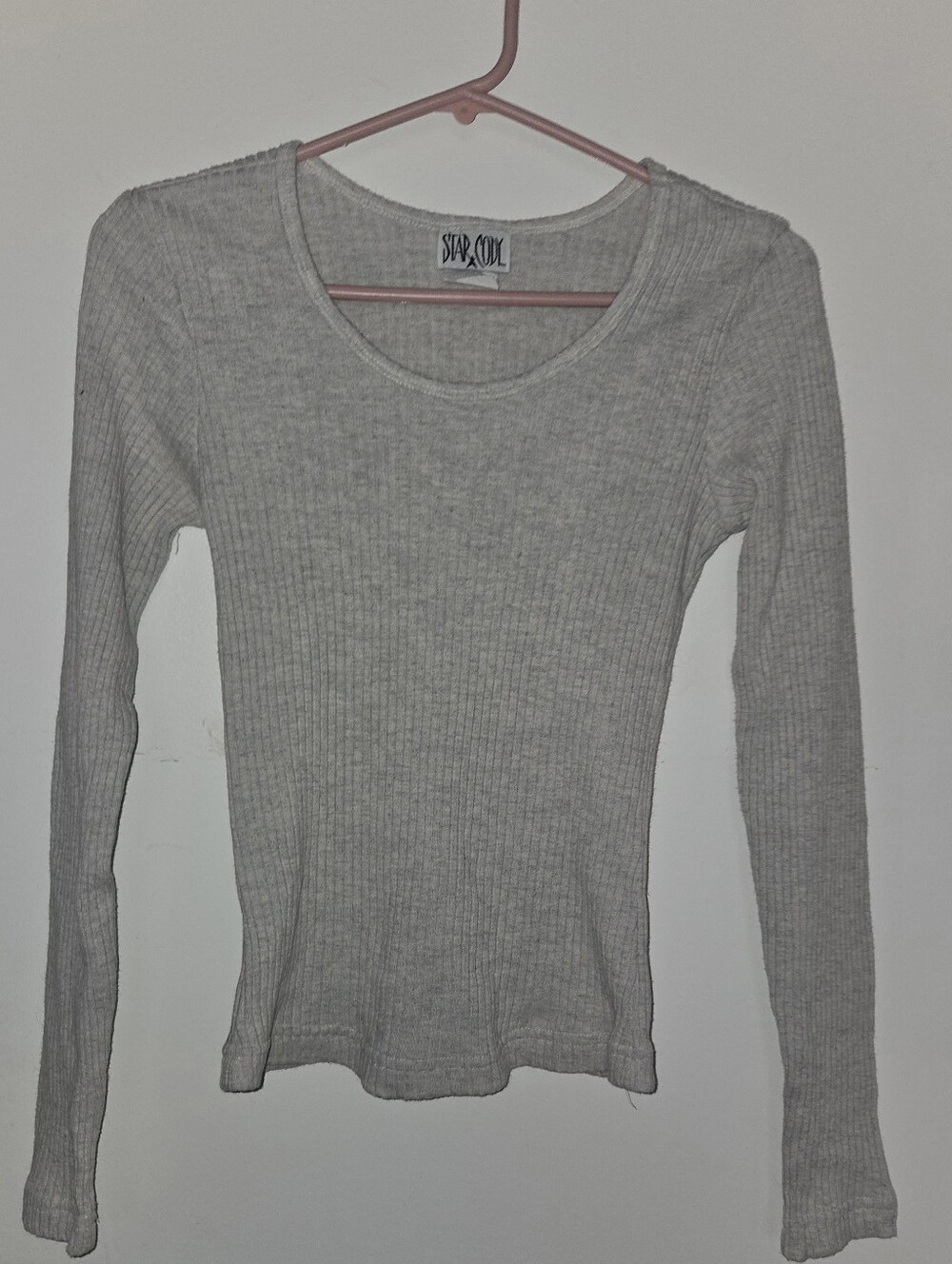 Star Cody Long Sleeve Grey Top